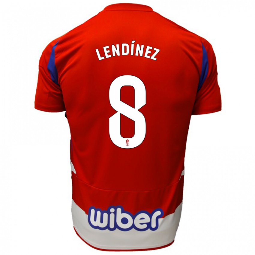 Herren Juanma Lendínez #8 Rot Weiß Blau Heimtrikot Trikot 2024/25 T-Shirt Österreich