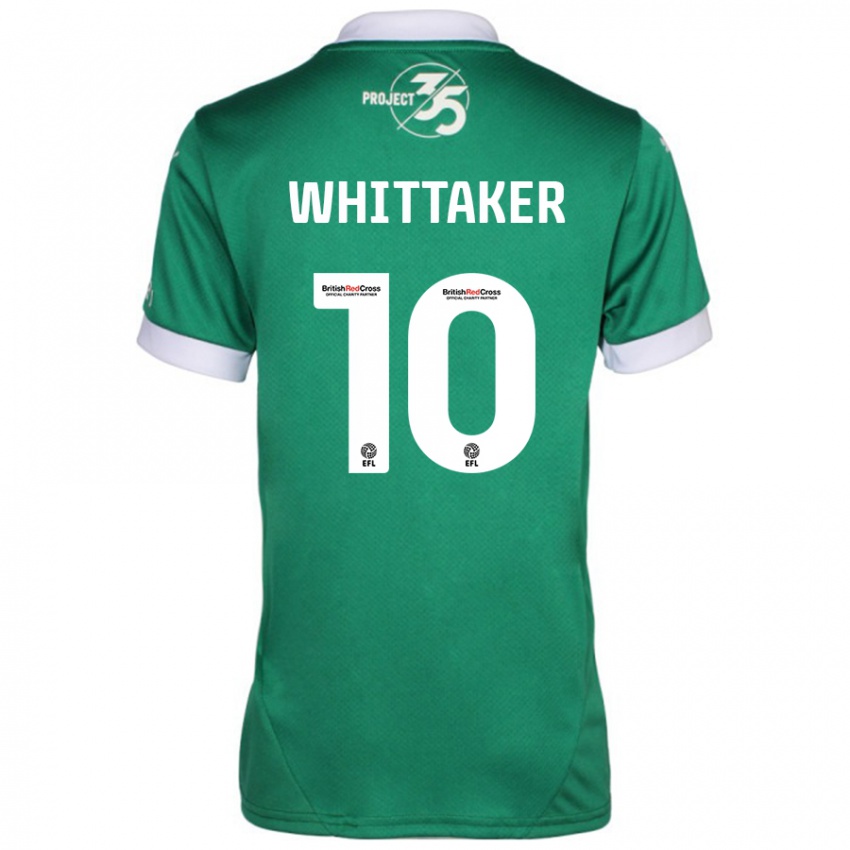 Herren Morgan Whittaker #10 Grün Weiß Heimtrikot Trikot 2024/25 T-Shirt Österreich