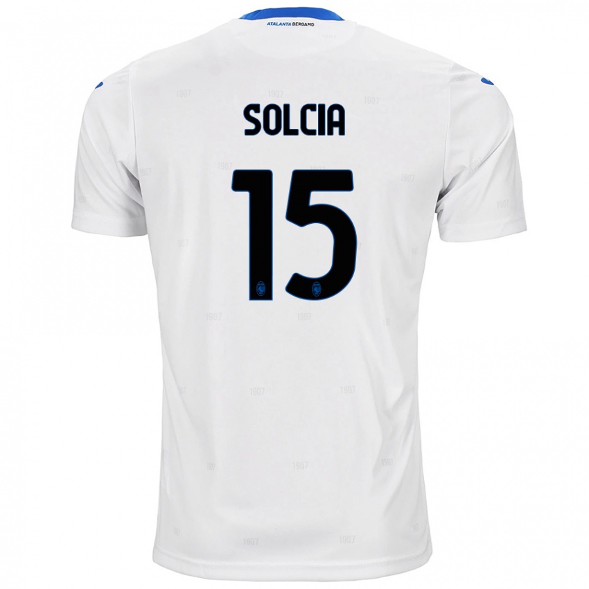 Herren Daniele Solcia #15 Weiß Auswärtstrikot Trikot 2024/25 T-Shirt Österreich