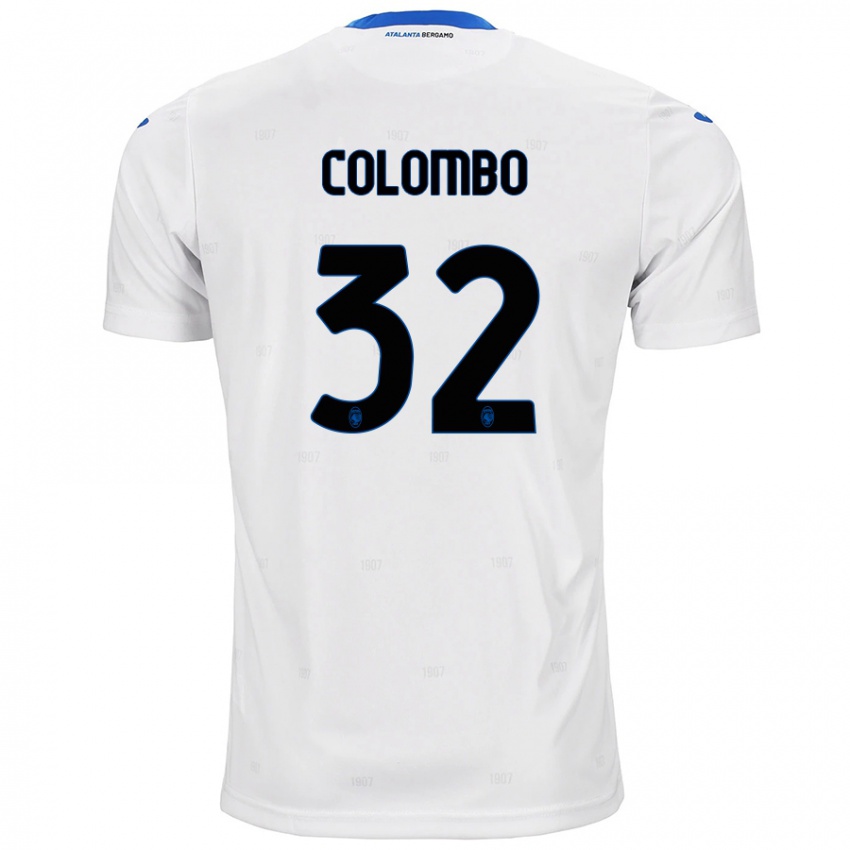 Herren Matteo Colombo #32 Weiß Auswärtstrikot Trikot 2024/25 T-Shirt Österreich