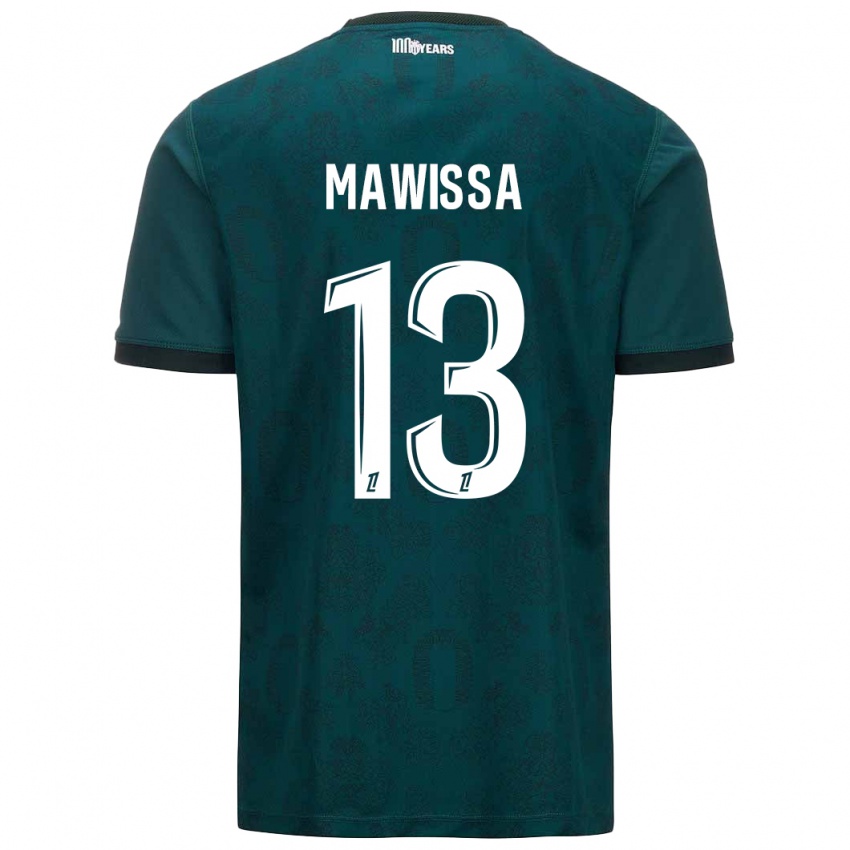 Herren Christian Mawissa Elebi #13 Dunkelgrün Auswärtstrikot Trikot 2024/25 T-Shirt Österreich