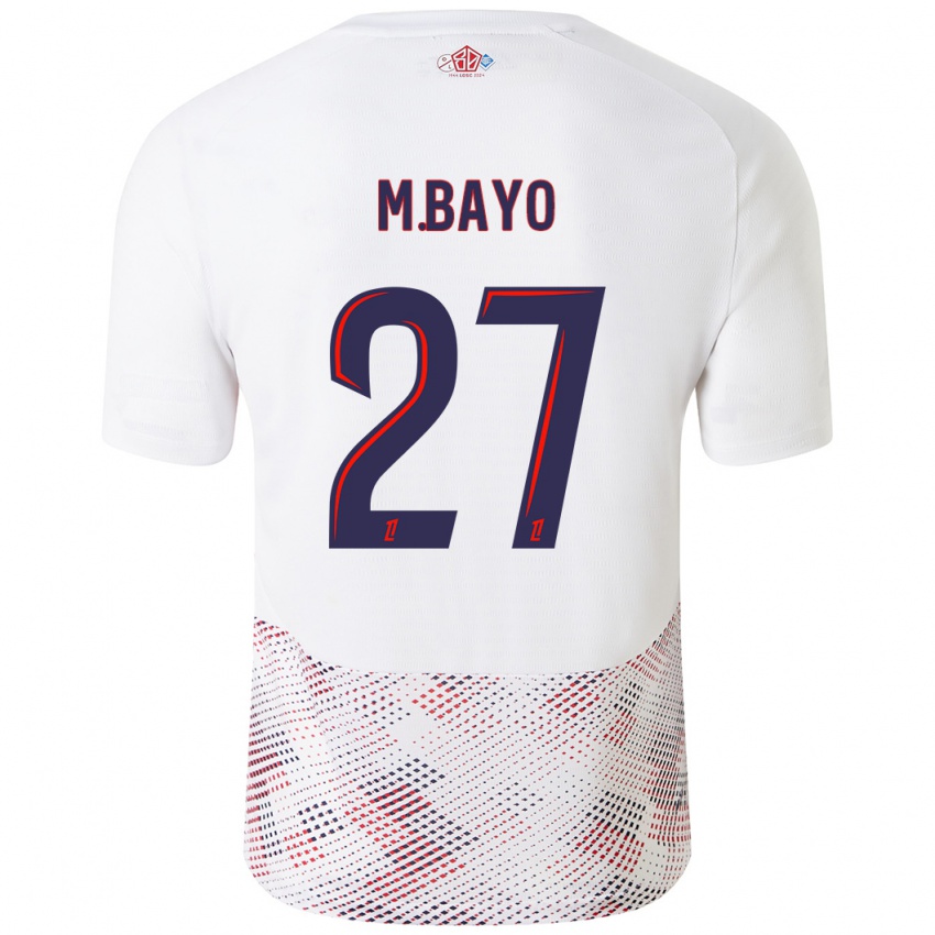 Herren Mohamed Bayo #27 Weiß Königsblau Auswärtstrikot Trikot 2024/25 T-Shirt Österreich