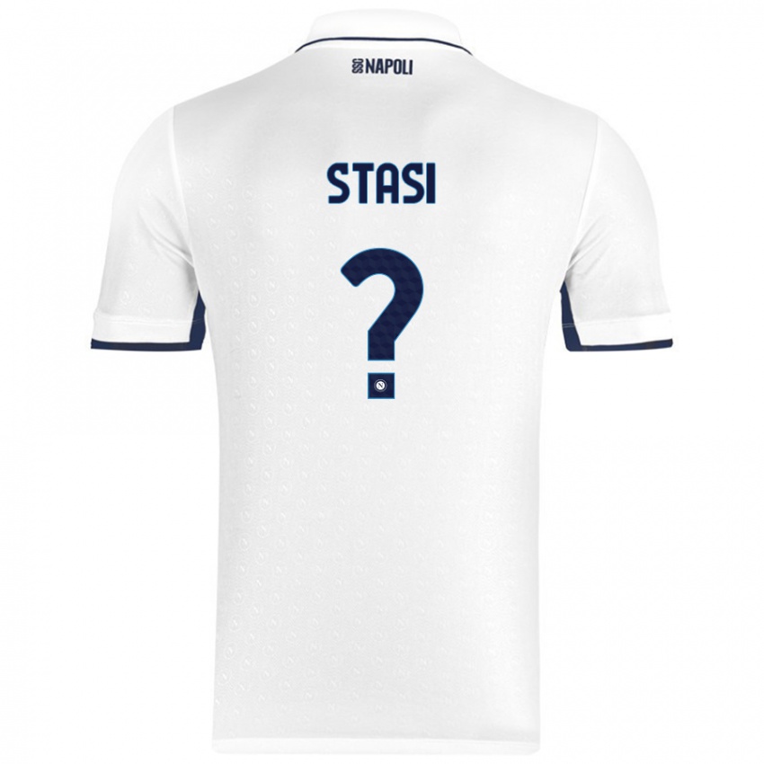 Herren Pasquale Stasi #0 Weiß Königsblau Auswärtstrikot Trikot 2024/25 T-Shirt Österreich