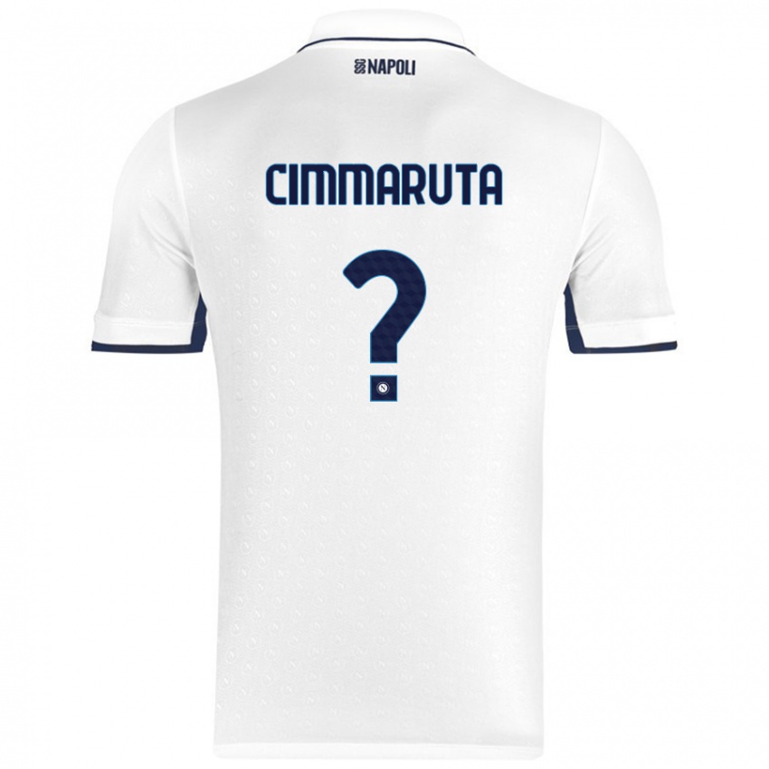 Herren Antonio Cimmaruta #0 Weiß Königsblau Auswärtstrikot Trikot 2024/25 T-Shirt Österreich