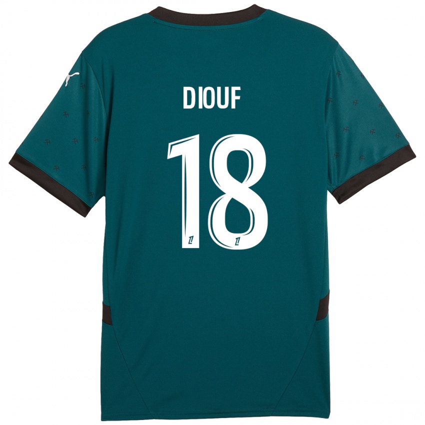 Herren Andy Diouf #18 Dunkelgrün Auswärtstrikot Trikot 2024/25 T-Shirt Österreich