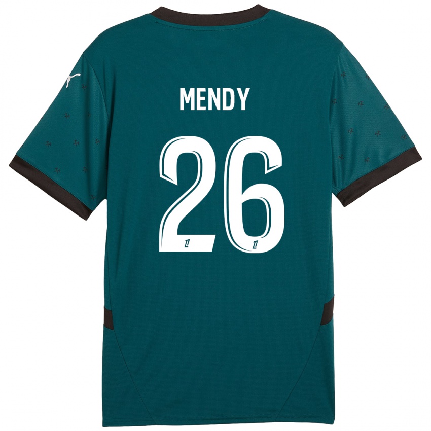 Herren Nampalys Mendy #26 Dunkelgrün Auswärtstrikot Trikot 2024/25 T-Shirt Österreich