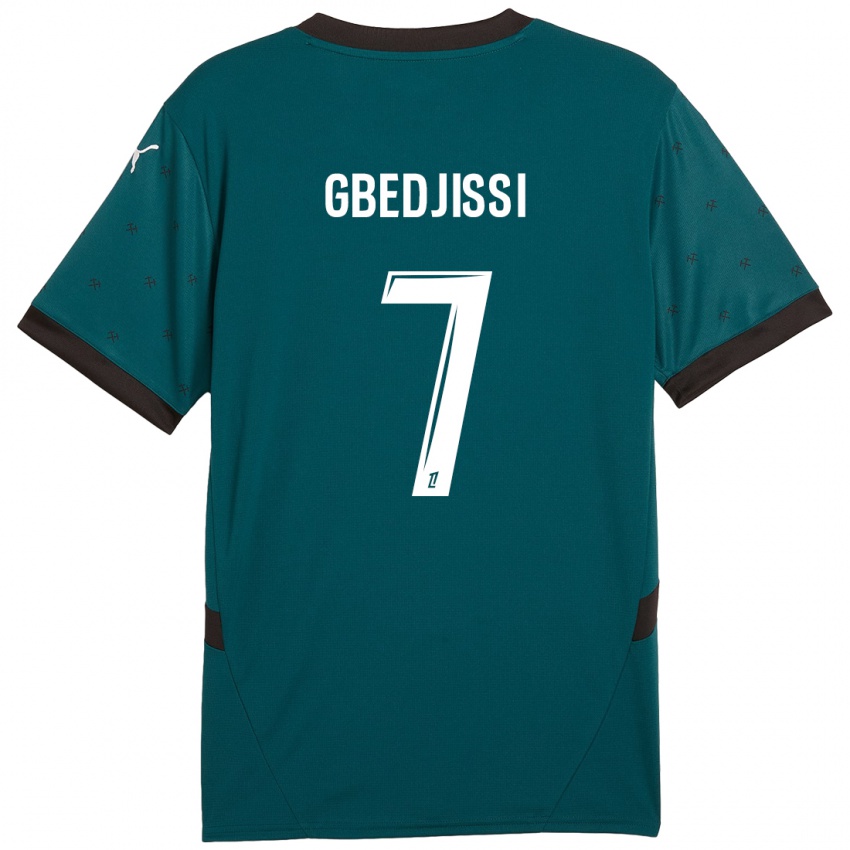 Herren Aude Gbedjissi #7 Dunkelgrün Auswärtstrikot Trikot 2024/25 T-Shirt Österreich