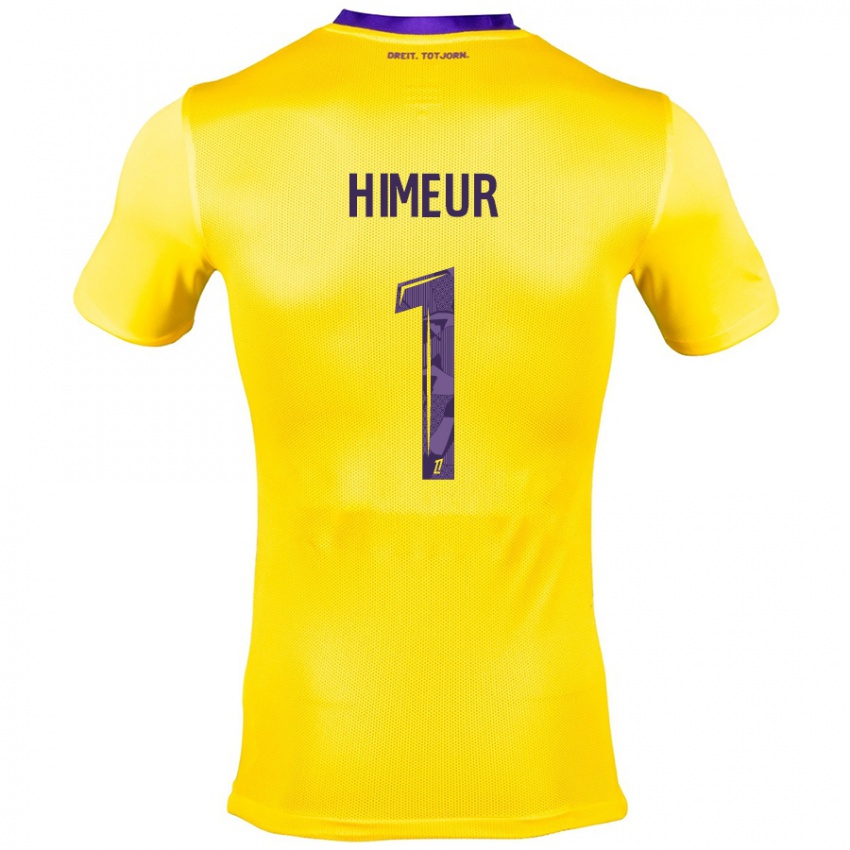 Herren Thomas Himeur #1 Gelb Lila Auswärtstrikot Trikot 2024/25 T-Shirt Österreich