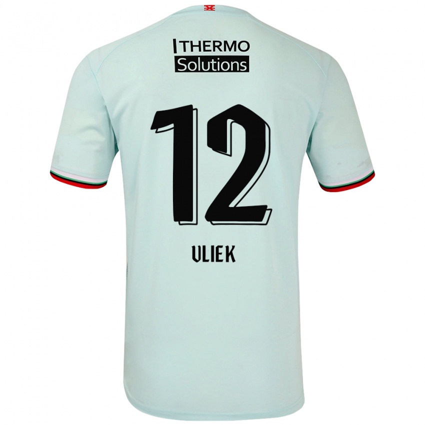 Herren Leonie Vliek #12 Hellgrün Auswärtstrikot Trikot 2024/25 T-Shirt Österreich