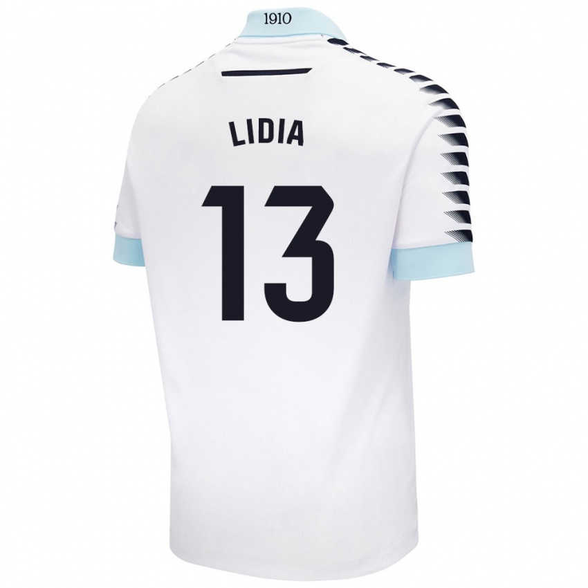 Herren Lidia Rincón García #13 Weiß Blau Auswärtstrikot Trikot 2024/25 T-Shirt Österreich