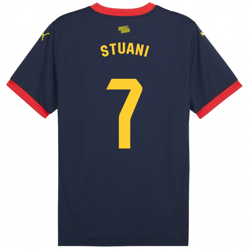 Herren Cristhian Stuani #7 Marinerot Auswärtstrikot Trikot 2024/25 T-Shirt Österreich