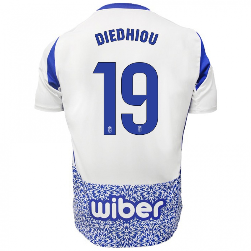 Herren Famara Diédhiou #19 Weiß Blau Auswärtstrikot Trikot 2024/25 T-Shirt Österreich