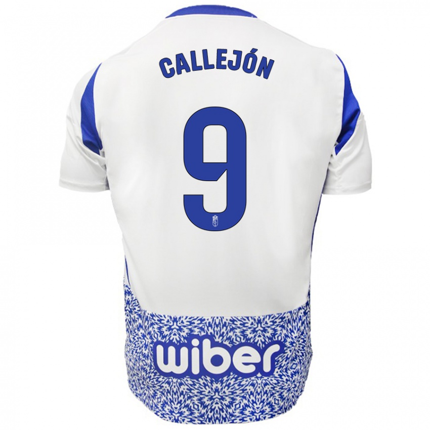 Herren Jose Callejon #9 Weiß Blau Auswärtstrikot Trikot 2024/25 T-Shirt Österreich