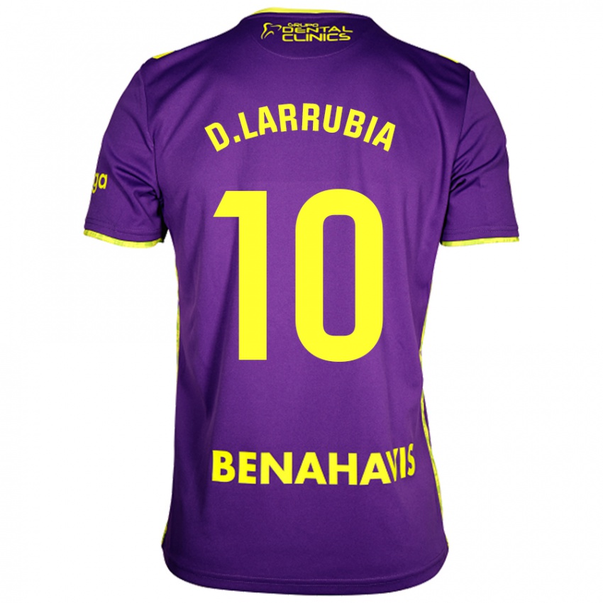 Herren David Larrubia #10 Lila Gelb Auswärtstrikot Trikot 2024/25 T-Shirt Österreich