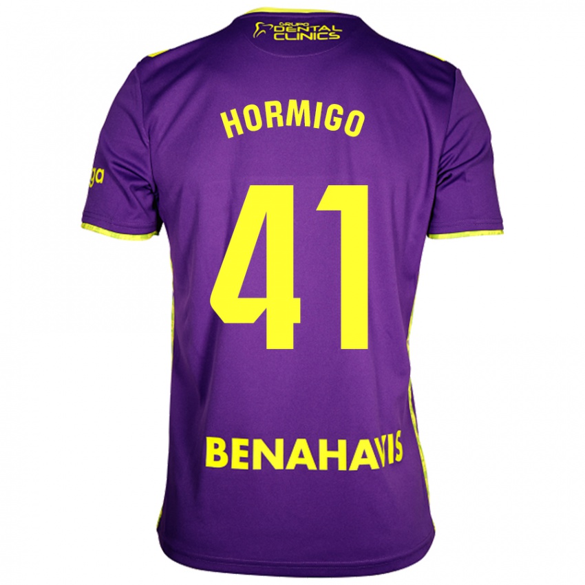 Herren Cintia Hormigo #41 Lila Gelb Auswärtstrikot Trikot 2024/25 T-Shirt Österreich