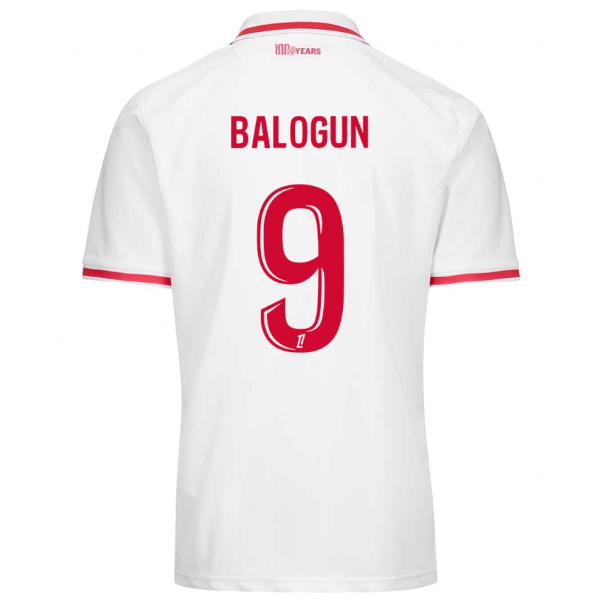 Damen Folarin Balogun #9 Weiß Rot Heimtrikot Trikot 2024/25 T-Shirt Österreich