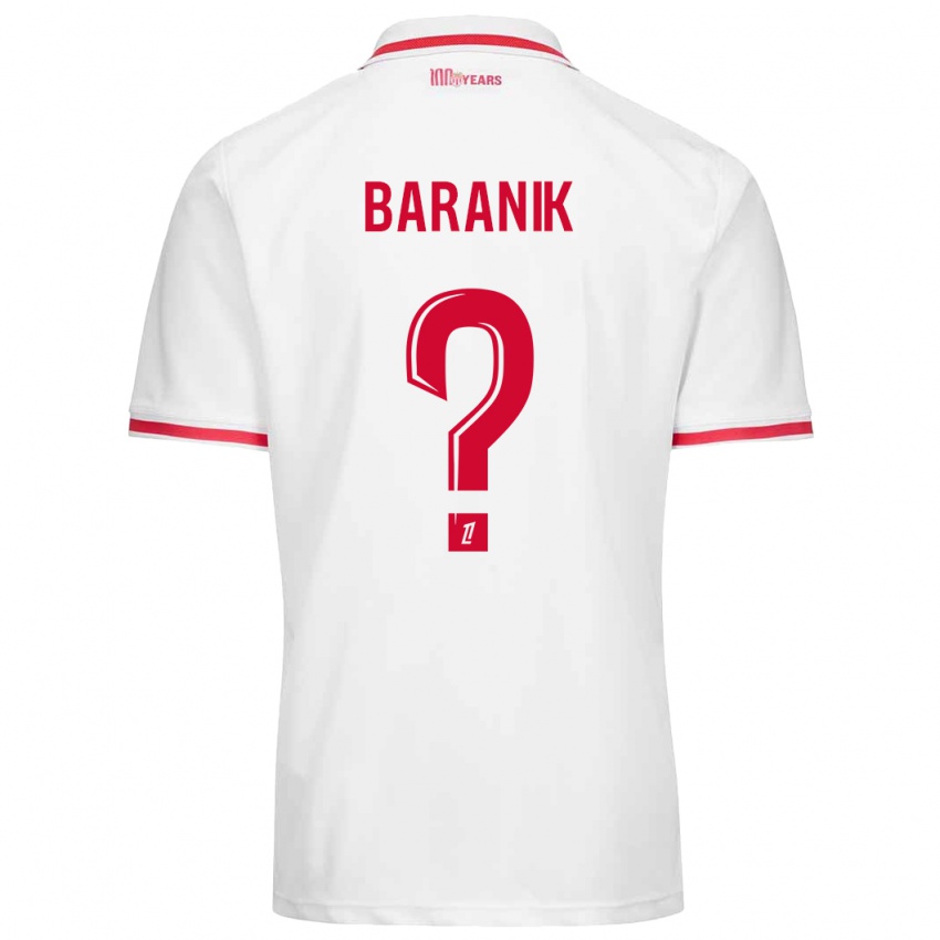 Damen Florian Baranik #0 Weiß Rot Heimtrikot Trikot 2024/25 T-Shirt Österreich