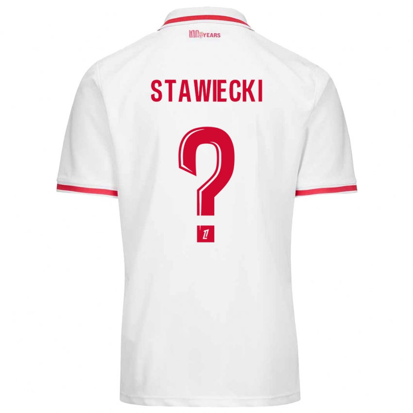 Damen Jules Stawiecki #0 Weiß Rot Heimtrikot Trikot 2024/25 T-Shirt Österreich