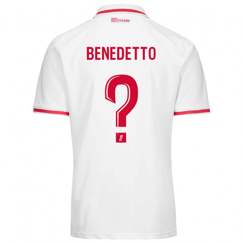 Damen Antéo Benedetto #0 Weiß Rot Heimtrikot Trikot 2024/25 T-Shirt Österreich