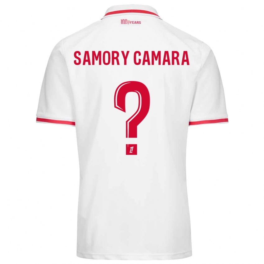 Damen Verges Samory Camara #0 Weiß Rot Heimtrikot Trikot 2024/25 T-Shirt Österreich