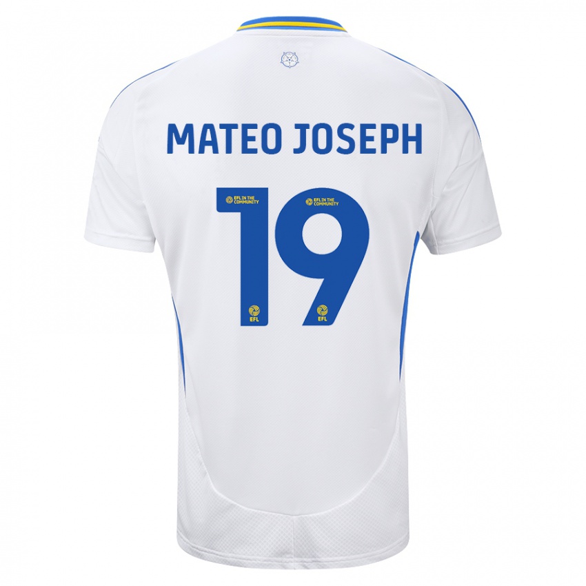 Damen Mateo Joseph #19 Weiß Blau Heimtrikot Trikot 2024/25 T-Shirt Österreich