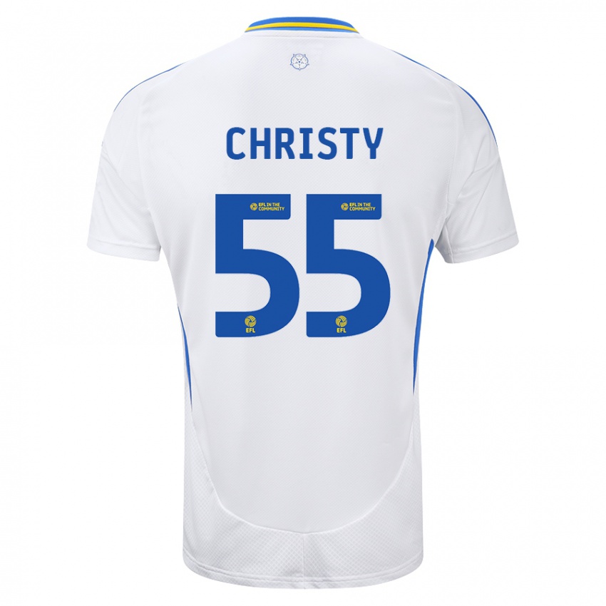 Damen Harry Christy #55 Weiß Blau Heimtrikot Trikot 2024/25 T-Shirt Österreich