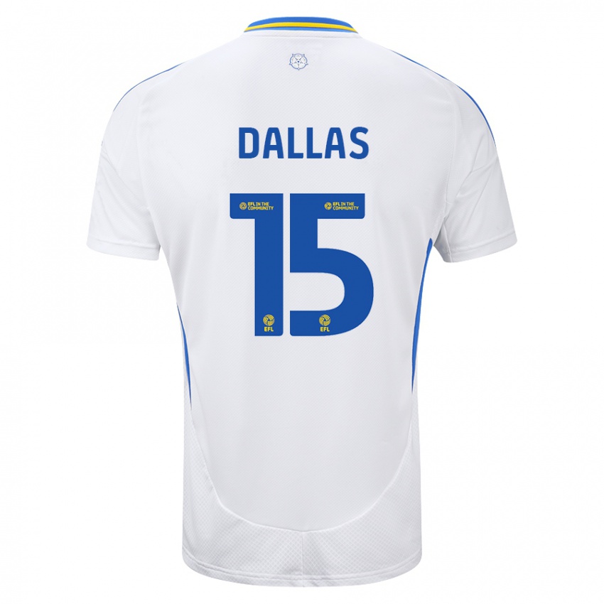 Damen Stuart Dallas #15 Weiß Blau Heimtrikot Trikot 2024/25 T-Shirt Österreich