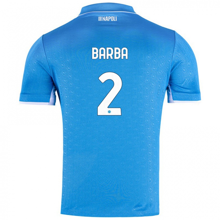 Damen Benedetto Barba #2 Himmelblau Heimtrikot Trikot 2024/25 T-Shirt Österreich