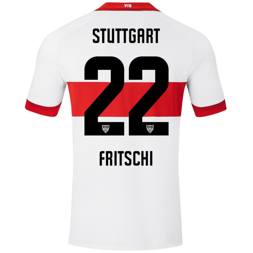 Damen Paulo Fritschi #22 Weiß Rot Heimtrikot Trikot 2024/25 T-Shirt Österreich