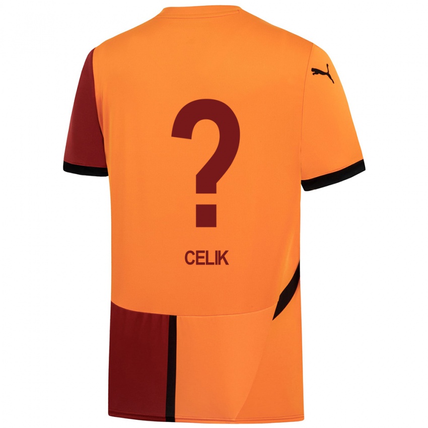 Damen Berke Celik #0 Gelb Rot Heimtrikot Trikot 2024/25 T-Shirt Österreich