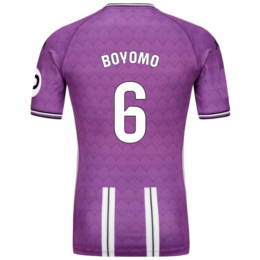 Damen Enzo Boyomo #6 Violett Weiß Heimtrikot Trikot 2024/25 T-Shirt Österreich