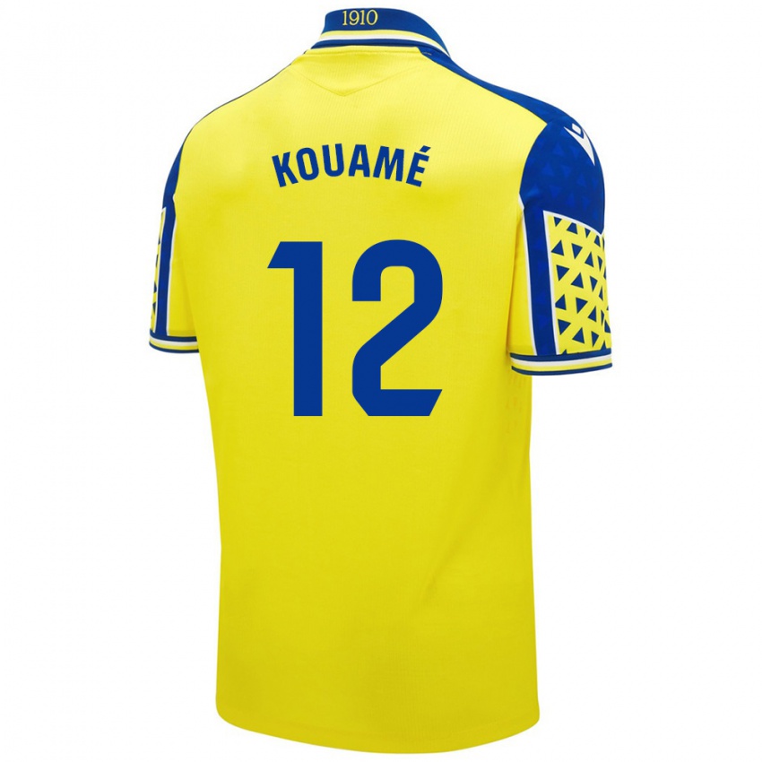 Damen Rominigue Kouamé #12 Gelb Blau Heimtrikot Trikot 2024/25 T-Shirt Österreich