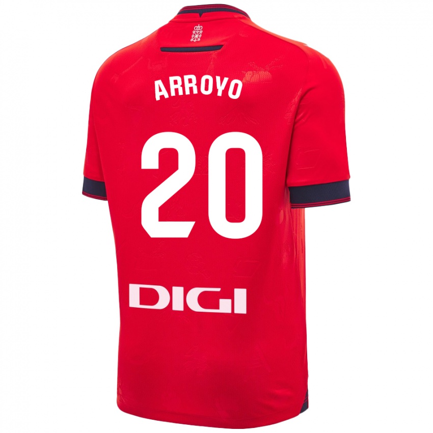 Damen Roberto Arroyo #20 Rot Weiß Heimtrikot Trikot 2024/25 T-Shirt Österreich