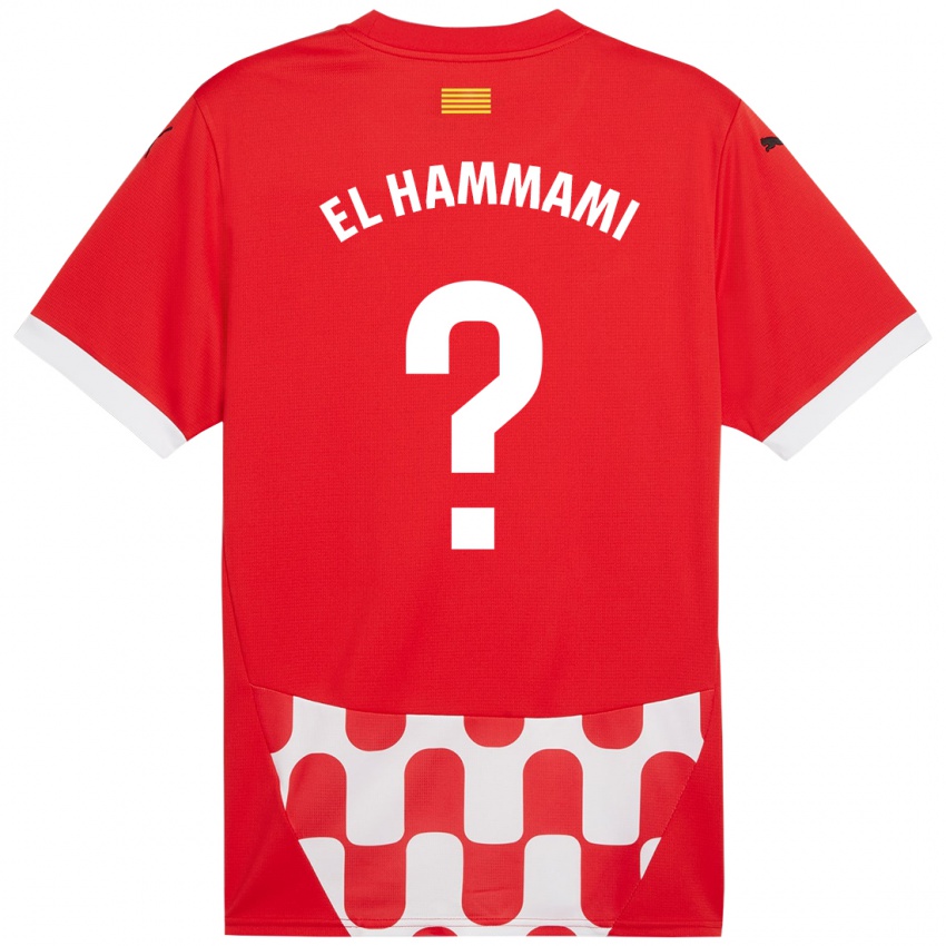 Damen Ayoub El Hammami #0 Rot Weiß Heimtrikot Trikot 2024/25 T-Shirt Österreich