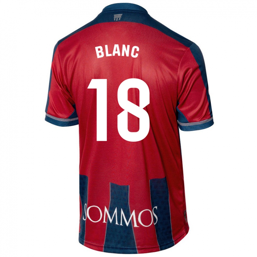 Damen Laia Blanc #18 Rot Blau Heimtrikot Trikot 2024/25 T-Shirt Österreich