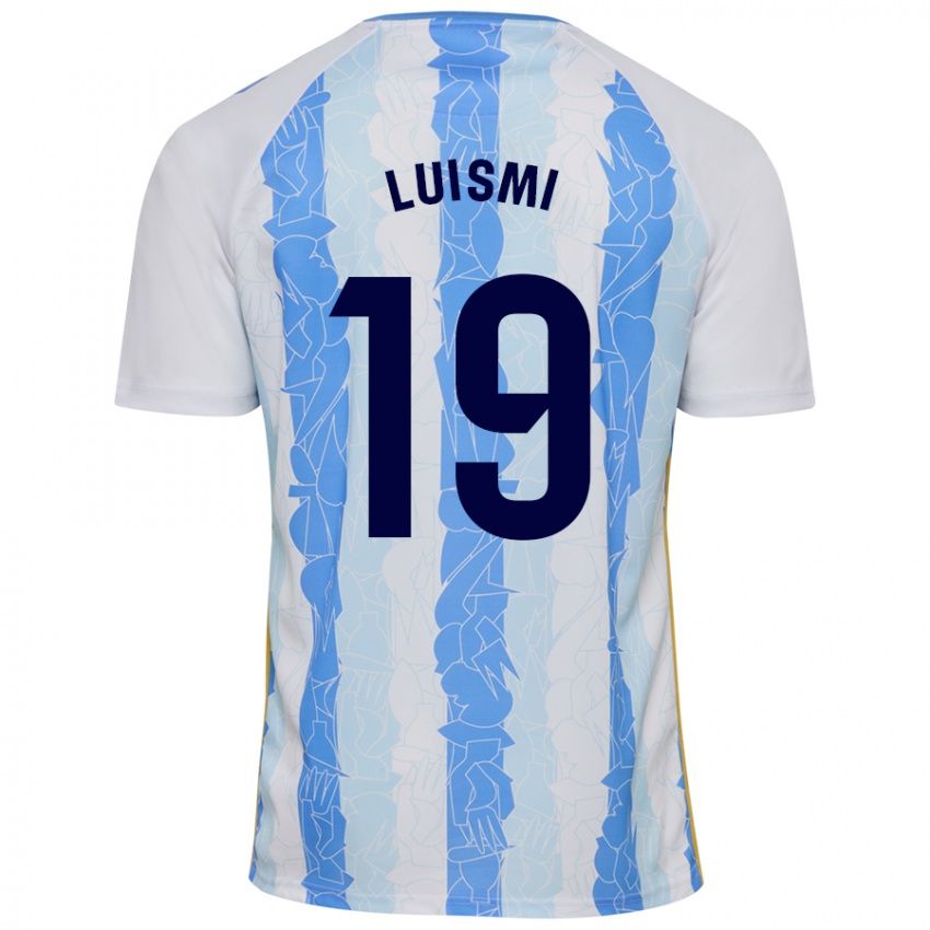 Damen Luismi Sánchez #19 Weiß Blau Heimtrikot Trikot 2024/25 T-Shirt Österreich