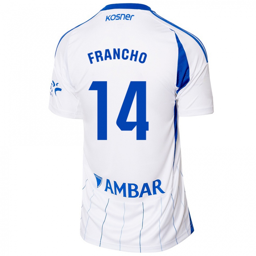 Damen Francho Serrano #14 Rot Weiß Heimtrikot Trikot 2024/25 T-Shirt Österreich