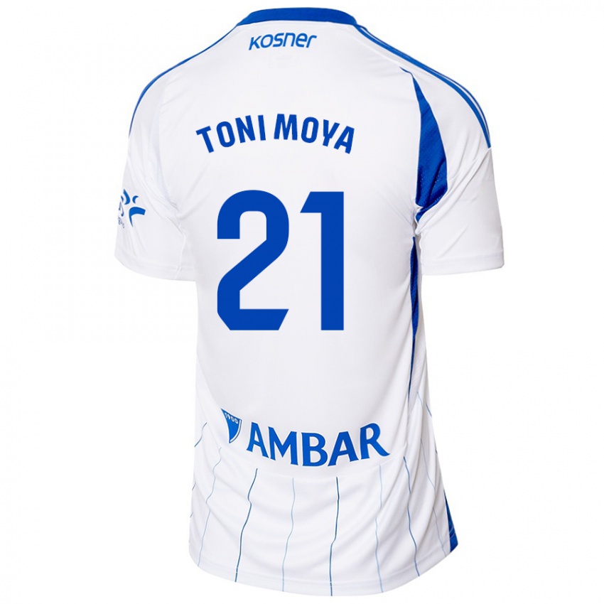 Damen Toni Moya #21 Rot Weiß Heimtrikot Trikot 2024/25 T-Shirt Österreich