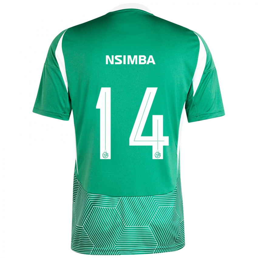 Damen Vital Nsimba #14 Grün Weiß Heimtrikot Trikot 2024/25 T-Shirt Österreich