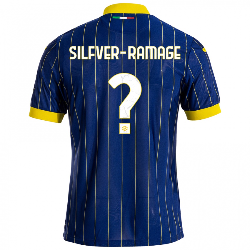 Damen William Silfver-Ramage #0 Blau Gelb Heimtrikot Trikot 2024/25 T-Shirt Österreich