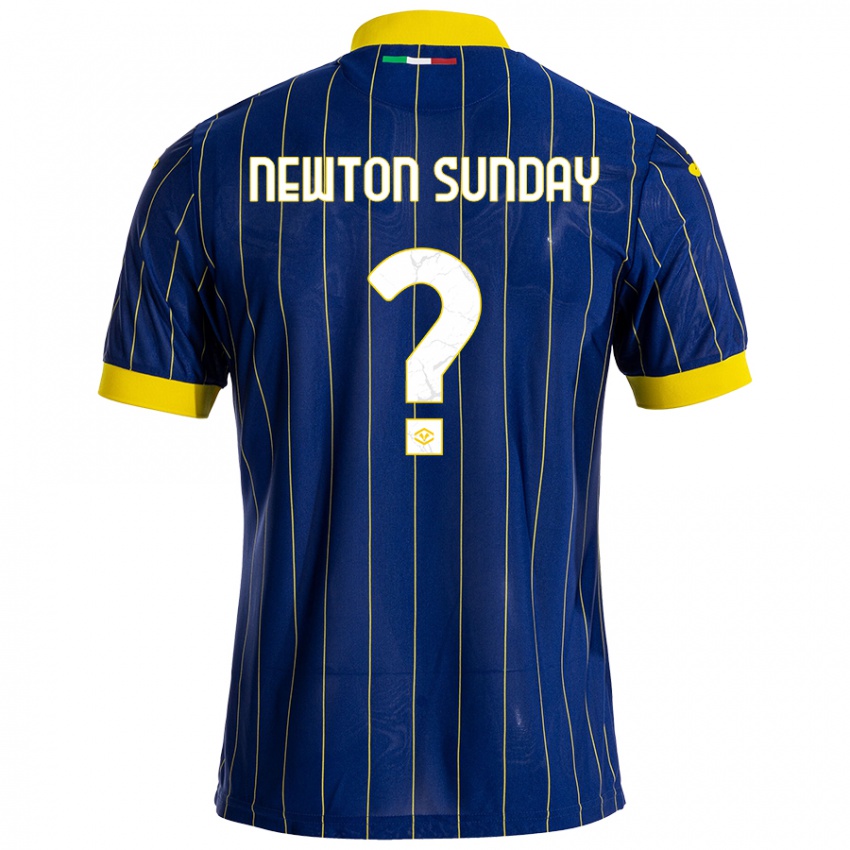 Damen Eloghosa Newton Sunday #0 Blau Gelb Heimtrikot Trikot 2024/25 T-Shirt Österreich