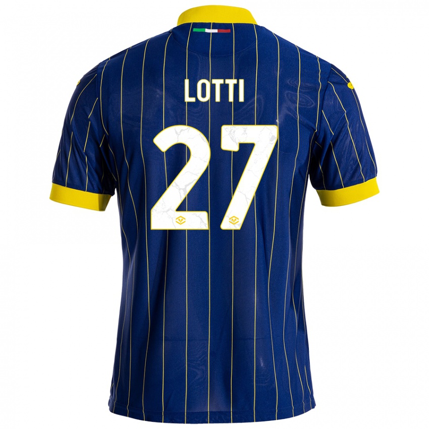 Damen Irene Lotti #27 Blau Gelb Heimtrikot Trikot 2024/25 T-Shirt Österreich