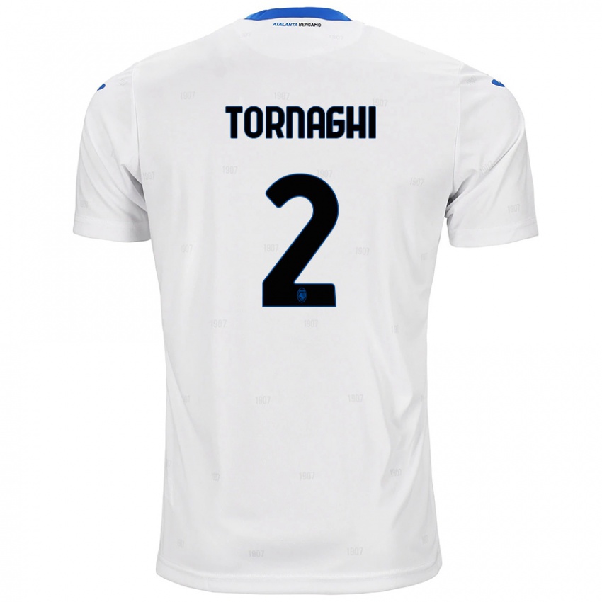 Damen Pietro Tornaghi #2 Weiß Auswärtstrikot Trikot 2024/25 T-Shirt Österreich