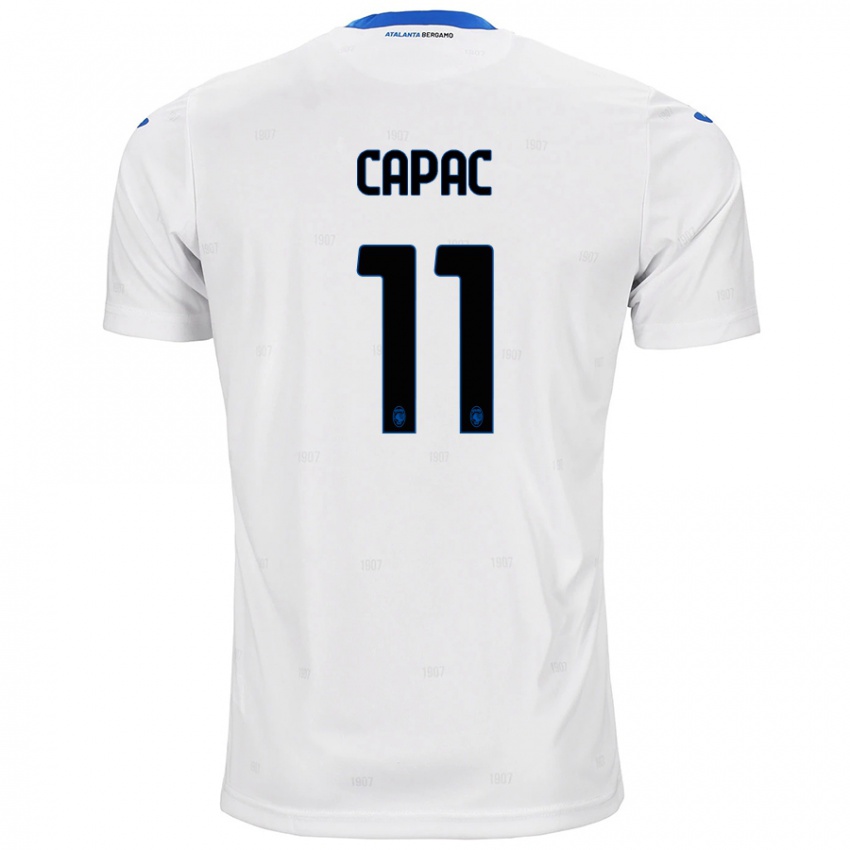 Damen Alexandru Capac #11 Weiß Auswärtstrikot Trikot 2024/25 T-Shirt Österreich