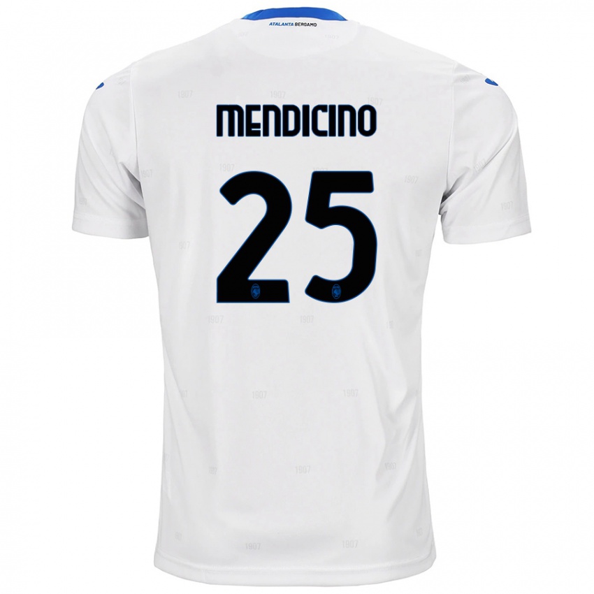 Damen Leonardo Mendicino #25 Weiß Auswärtstrikot Trikot 2024/25 T-Shirt Österreich