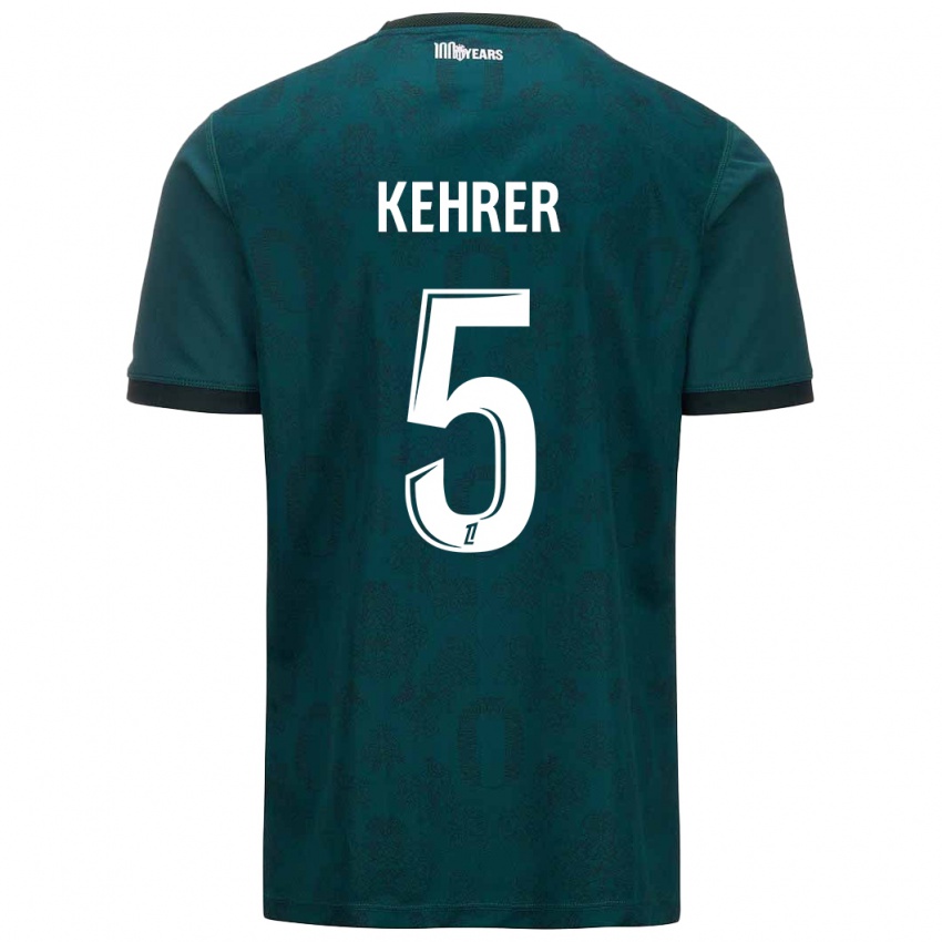 Damen Thilo Kehrer #5 Dunkelgrün Auswärtstrikot Trikot 2024/25 T-Shirt Österreich