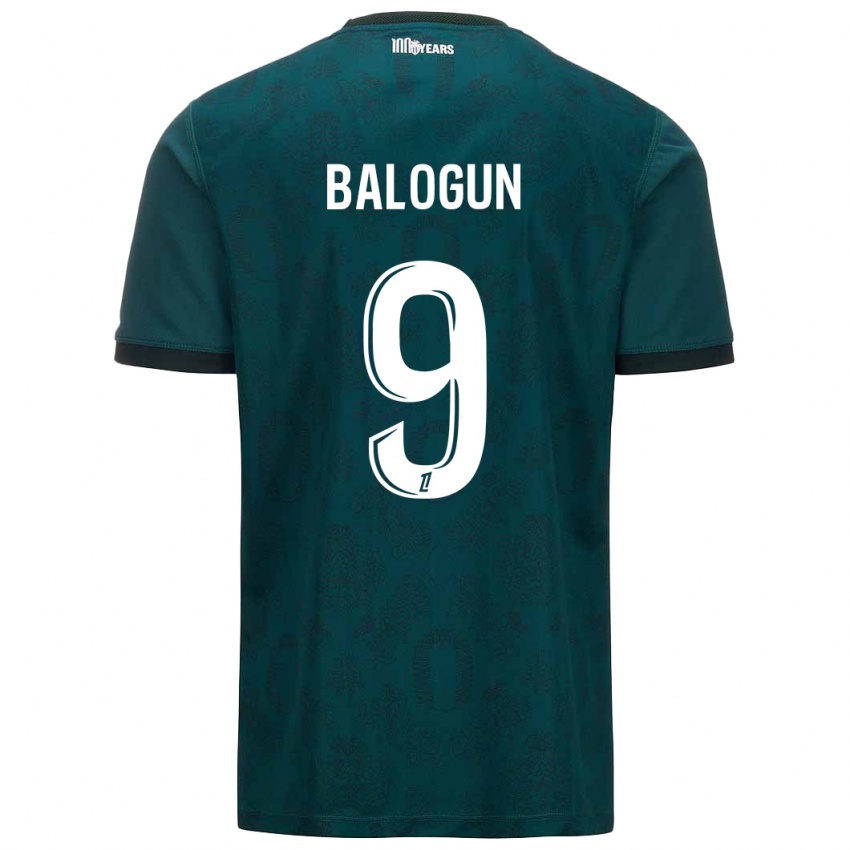 Damen Folarin Balogun #9 Dunkelgrün Auswärtstrikot Trikot 2024/25 T-Shirt Österreich