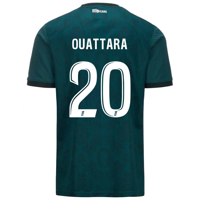 Damen Kassoum Ouattara #20 Dunkelgrün Auswärtstrikot Trikot 2024/25 T-Shirt Österreich