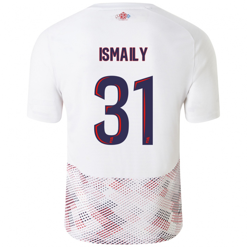 Damen Ismaily #31 Weiß Königsblau Auswärtstrikot Trikot 2024/25 T-Shirt Österreich