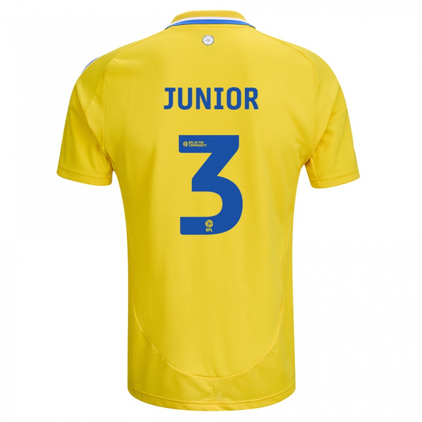 Damen Junior Firpo #3 Gelb Blau Auswärtstrikot Trikot 2024/25 T-Shirt Österreich